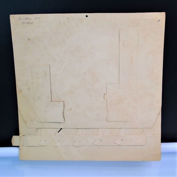 1970s Advent Calendar Nativity Scene GEMO Denmark - Picture 6 of 8